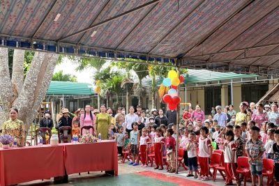 Trường Mầm non Tuổi Thơ tổ chức khai giảng năm học mới 2023 – 2024